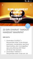 Ilmu Makrifat Tarekat Syariat dan Hakekat اسکرین شاٹ 3