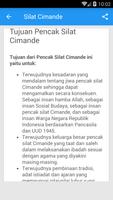 Pencak Silat Cimande تصوير الشاشة 3