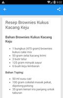 Resep Brownies Kukus Sederhana imagem de tela 2