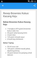 Resep Brownies Kukus Sederhana capture d'écran 2