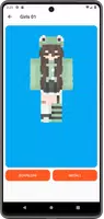 Skins Girls for Minecraft PE imagem de tela 2