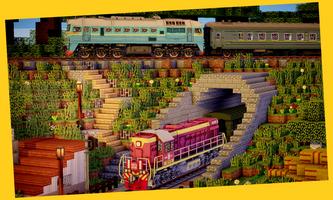 Train Mod for Minecraft poster