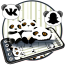 Black White Panda Theme APK