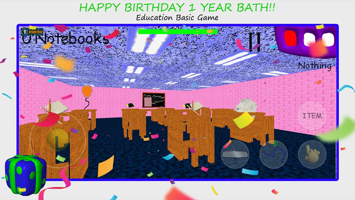 Basic Classic Birthday Bash Education Learning For Android Apk Download - all 7 notebooks no running challenge baldis basics in roblox