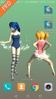 Anime Dancing Live Wallpaper Lite syot layar 1
