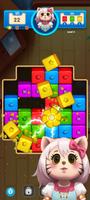 Kitty Girl Pop Blocks-poster