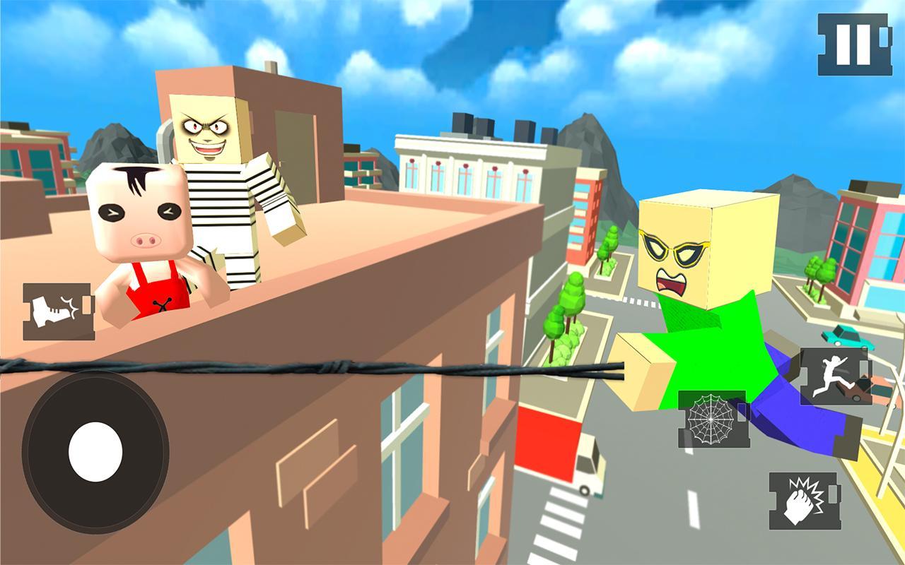 Baldi Craft Basics Spider Rope Hero Crime City For Android Apk Download - how to be baldys basics in robloxian highschool