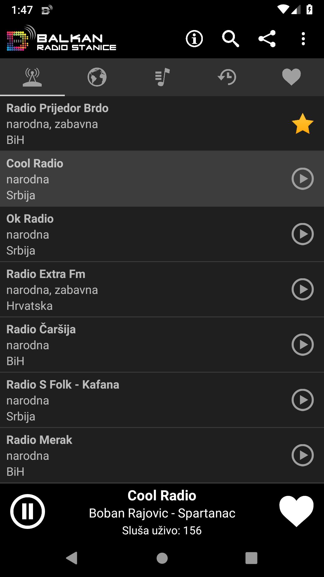 Balkan Radio Stanice für Android - APK herunterladen
