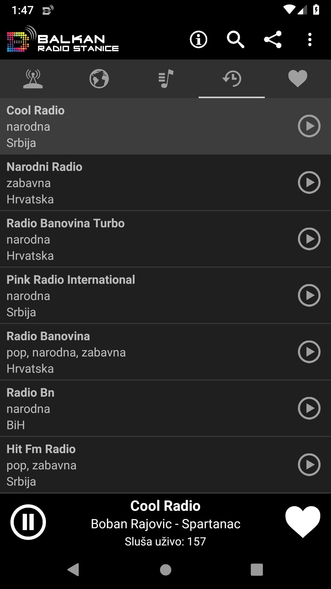 Balkan Radio Stanice für Android - APK herunterladen