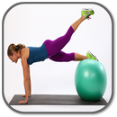 Exercice avec ballon de gymnastique DOMYOS APK