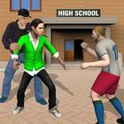 High School Fight Gangster icône