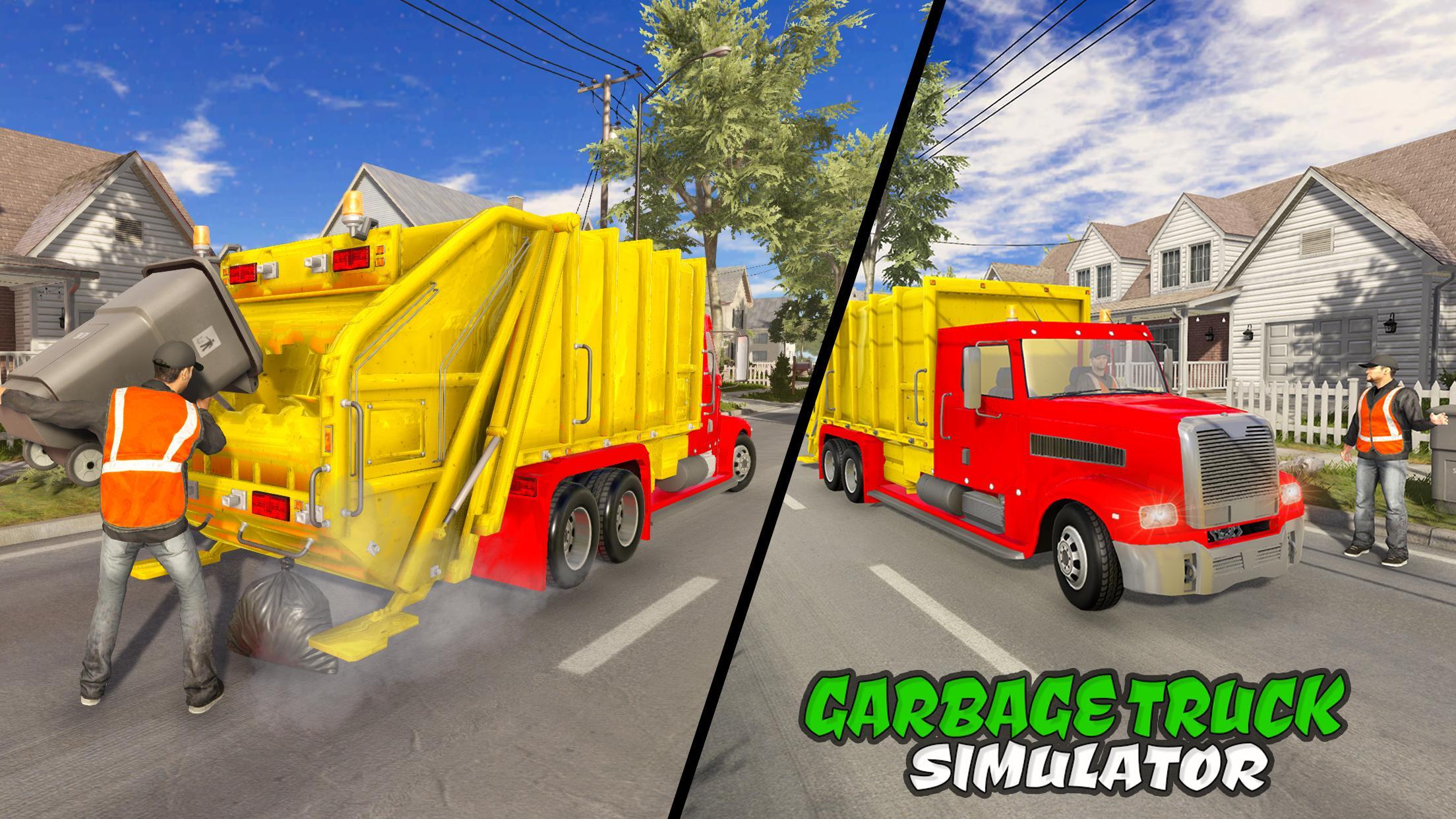 Garbage Truck Simulator. Симулятор мусоровоза на ПК. Garbage игра 2021.