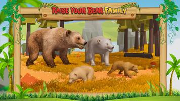 Ours Simulator Famille sauvage Affiche