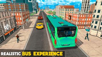 Bus Coach Driving Simulator 3D New Free Games 2020 poster