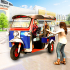 Tuk Tuk Rickshaw Shopping Mall Driving Games 2020 icône