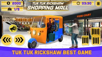 Tuk Tuk Rickshaw Shopping Mall Driving Games 2020 Affiche