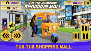 Tuk Tuk Rickshaw Shopping Mall Driving Games 2020 capture d'écran 3