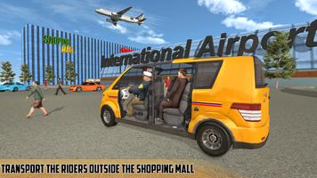 Real Taxi Airport City Driving-New car games 2020 постер