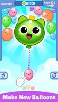 Balloon Drop Merge Puzzle game Plakat