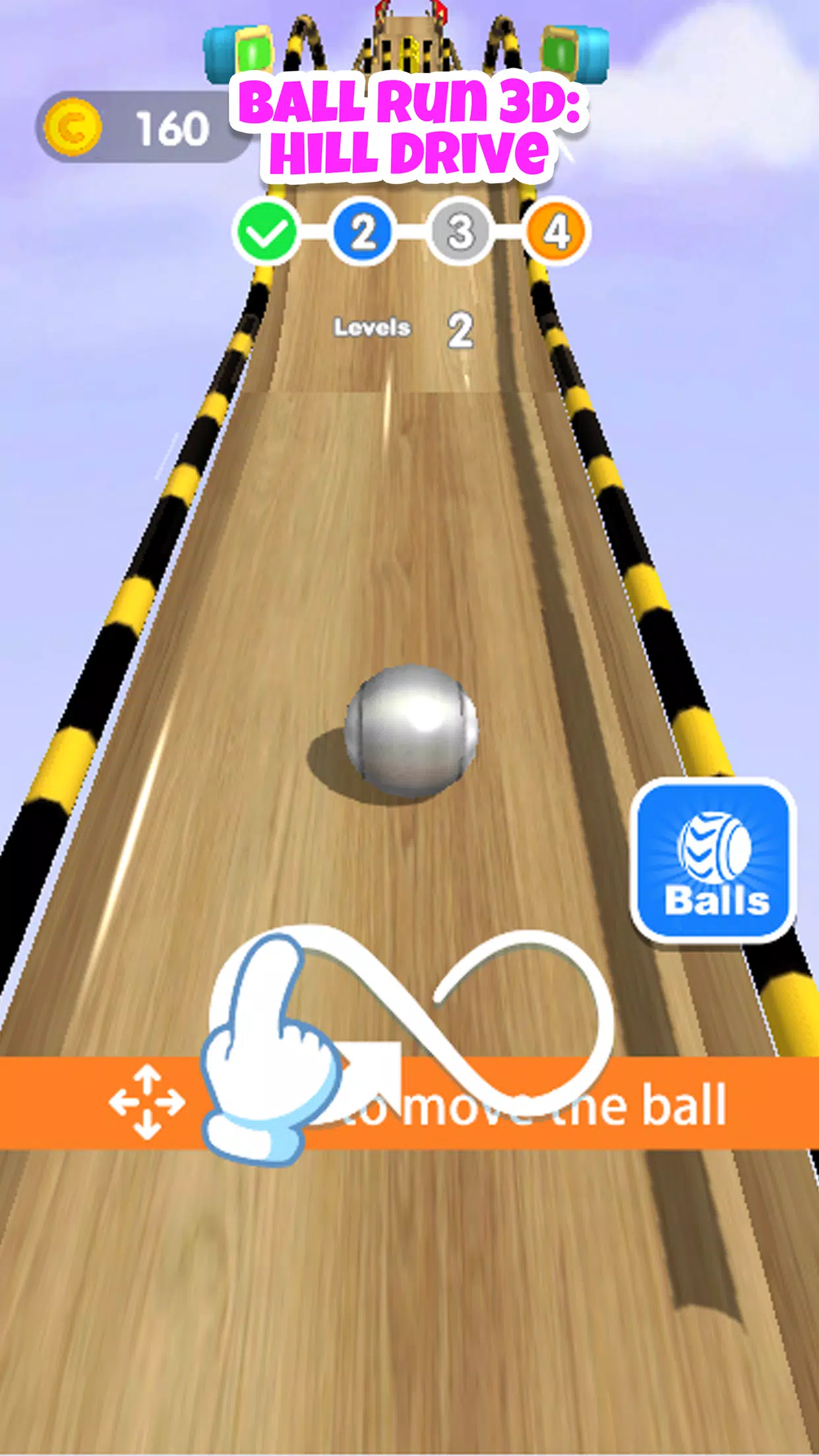 Ball Run 3D: Hill Drive