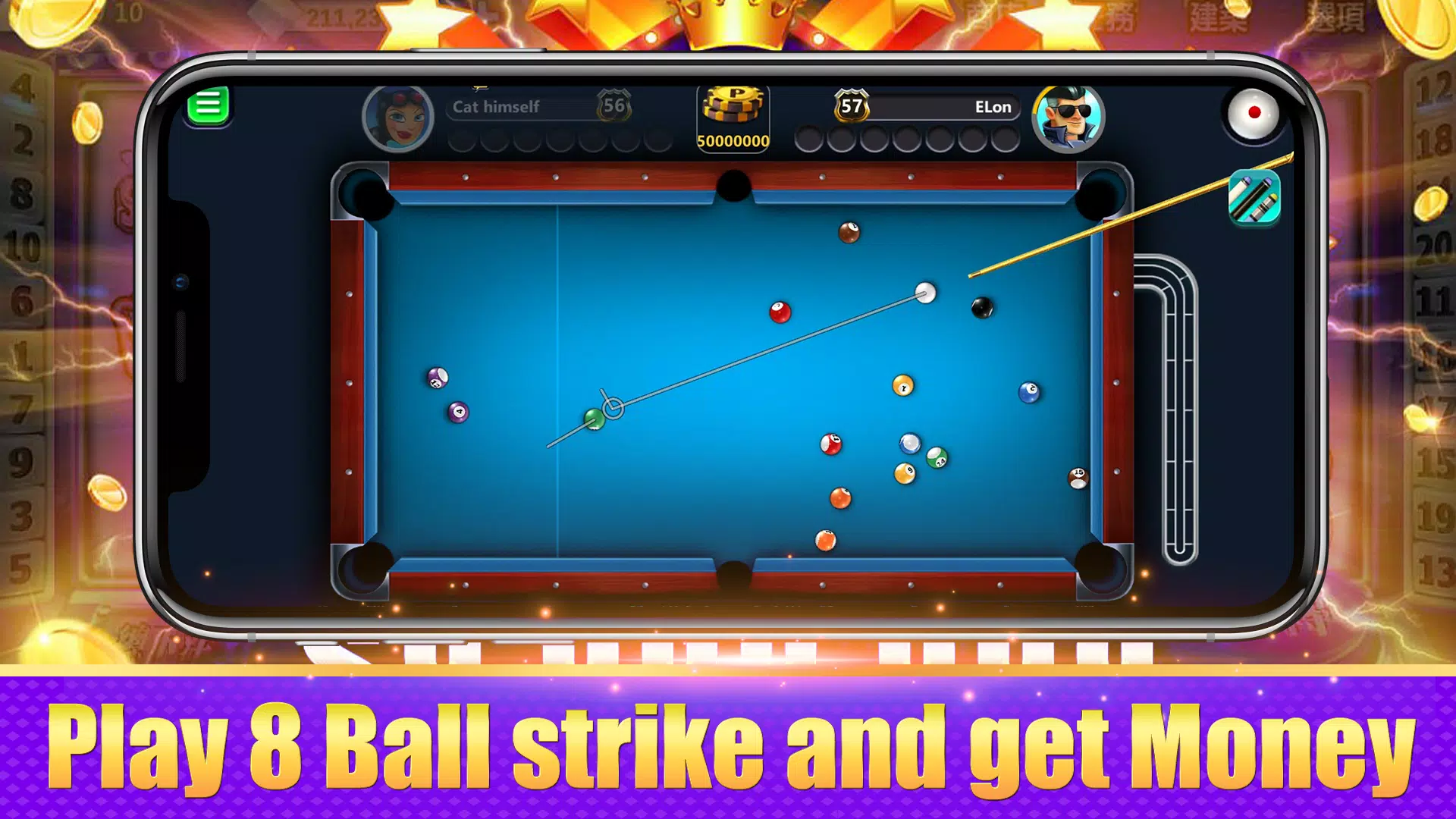 APOSTADO NO 8 BALL POOL! COMO GANHAR DINHEIRO JOGANDO NO CELULAR