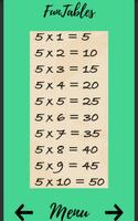 Multiplication Tables syot layar 2