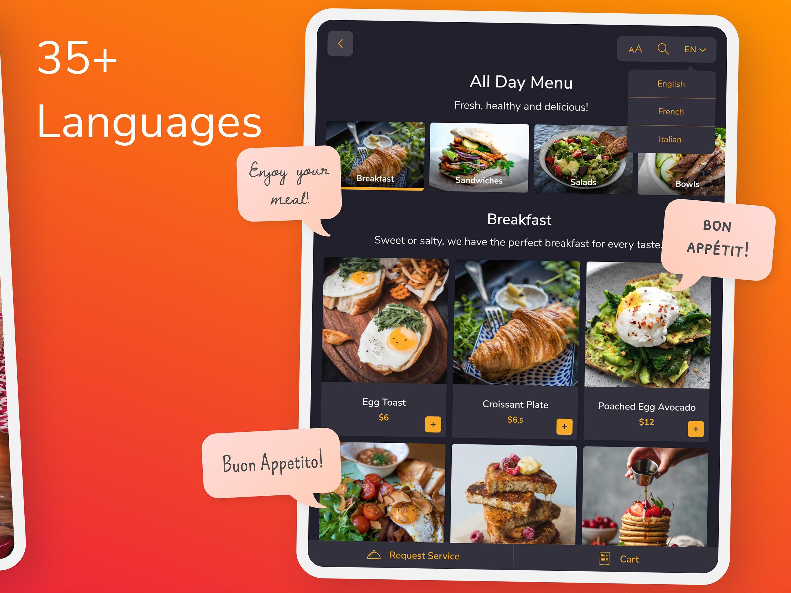 FineDine Tablet Menu for Restaurants, Cafes & Bars for Android - APK  Download