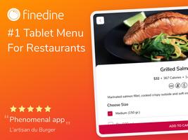 FineDine Tablet Menu Cartaz