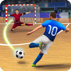 ikon Menembak Goal Futsal Sepakbola