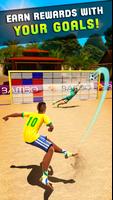 Shoot Goal - Beach Soccer Game स्क्रीनशॉट 1