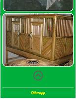 Conception de cage de poulet en bambou capture d'écran 2