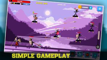 برنامه‌نما Stickman Archer: Spear Warrior عکس از صفحه