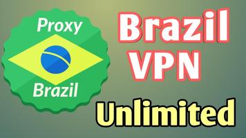 Brazil VPN - Proxy Master الملصق