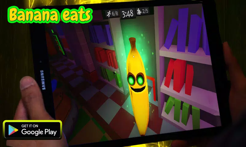 MASKED KILLER BANANA JUMPSCARE (Roblox Banana Eats) 