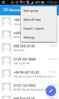 SMS de messagerie capture d'écran 2