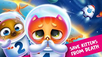 Space Cat Evolution: Kitty col poster