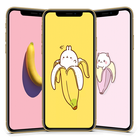 Banana Cute Wallpaper آئیکن