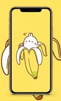 Banana Cute Wallpaper Affiche