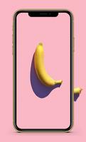 Banana Cute Wallpaper capture d'écran 1