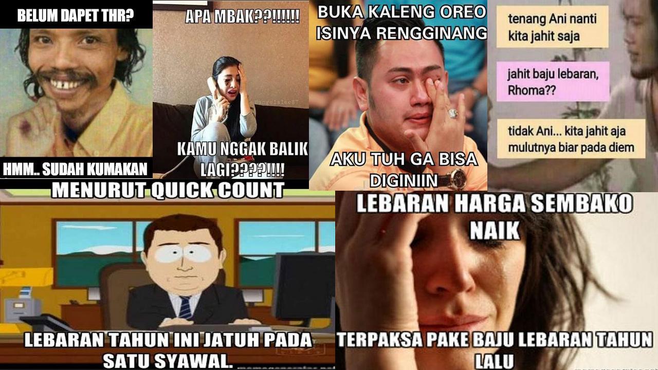 Dp Meme Lebaran Lucu Thr Dan Ucapan Para Android Apk Baixar