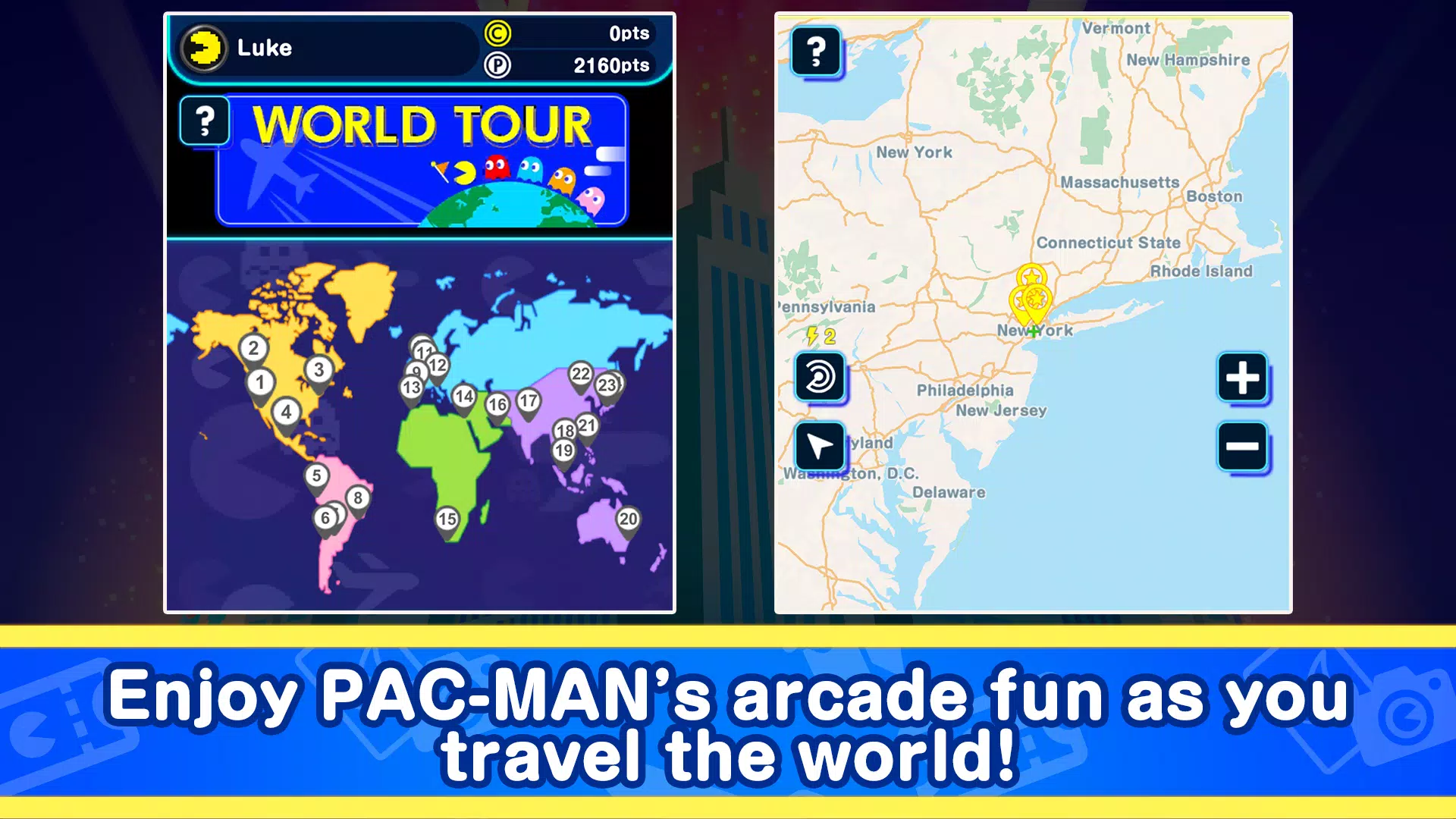 PAC-MAN GEO é lançado para celular com mapas de cidades reais 