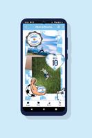 Bandera Argentina Stickers 포스터