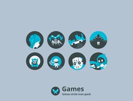 Timus Spin: Dark Icon Pack ภาพหน้าจอ 1