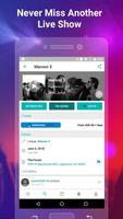 Bandsintown syot layar 1