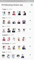 BTS WAStickerApps KPOP Idol for Whatsapp capture d'écran 1