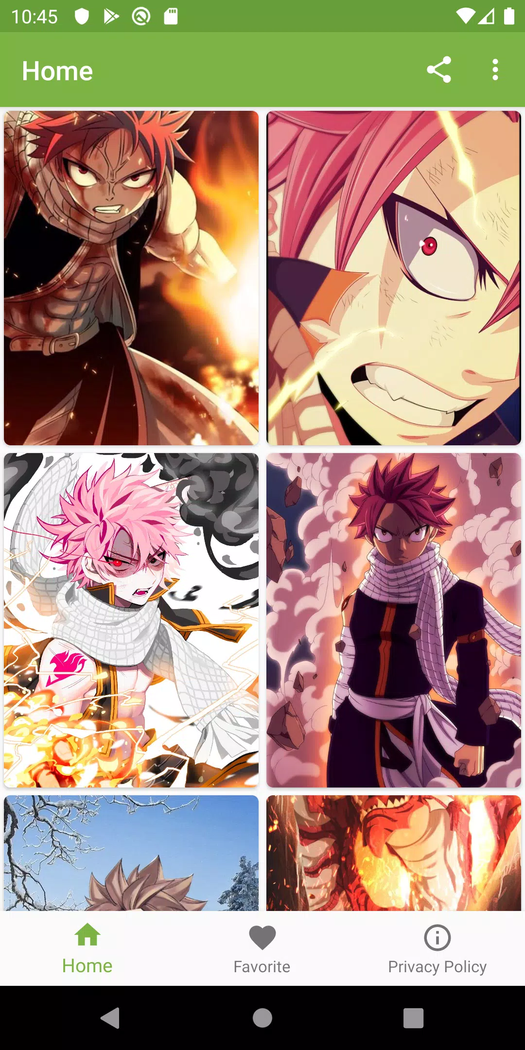 Natsu Wallpaper  anime Fairy tail HD/4K APK pour Android Télécharger