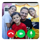 ikon Video Call Hossam family