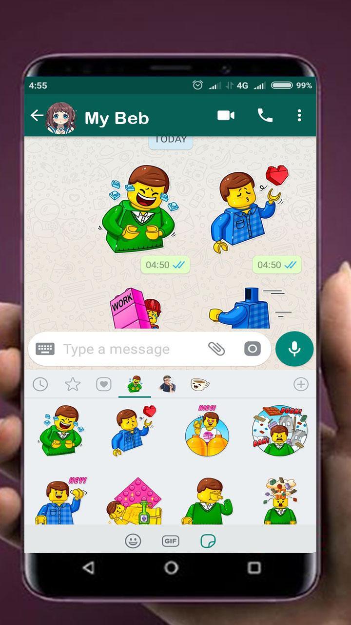 Lego Stickers For Whatsapp - WAStickerApps pour Android - Téléchargez l'APK