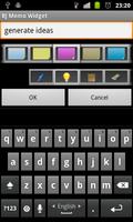 BJ Memo Widget capture d'écran 1