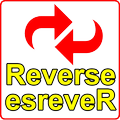 Reverse Text Backward
